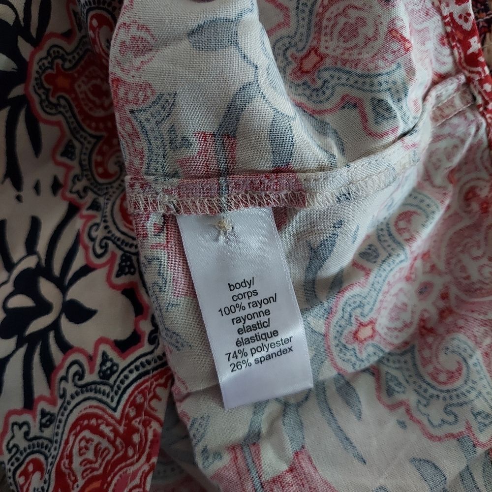 Maurices Mixed Print Button Front V Neck Tank Top… - image 6